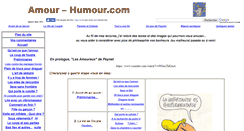 Desktop Screenshot of amour-humour.com